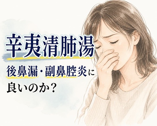 辛夷清肺湯で後鼻漏が悪化？ | 副鼻腔炎でも合わないケースとは