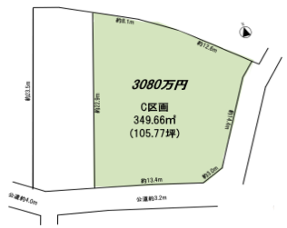春日井市下津町土地C区画1
