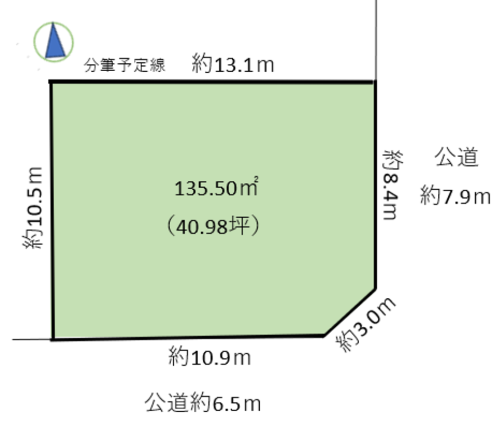 北区五反田町土地B区画1