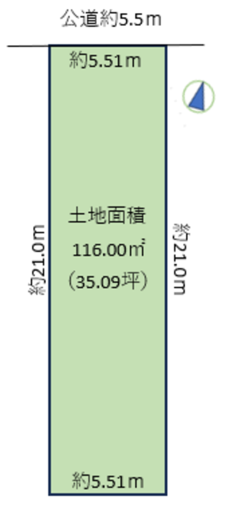 守山区天子田２丁目土地1